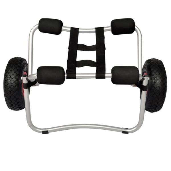 vidaXL Kajakktraller 2 stk aluminium