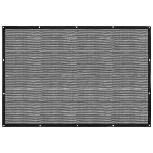 vidaXL Konttiverkko HDPE 3,5x6 m musta