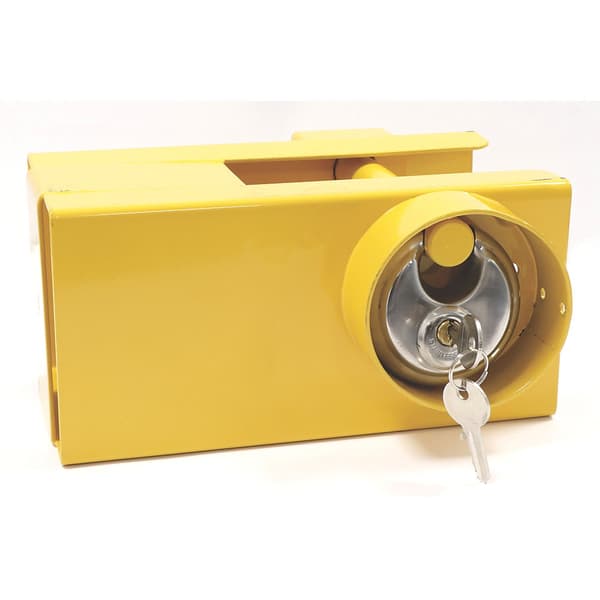 Leisurewize Guardian Coupling Lock Yellow One Size
