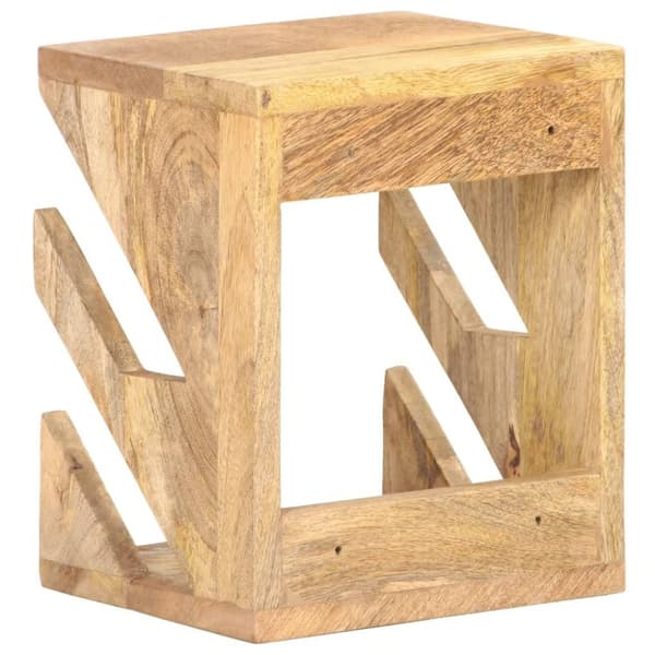 vidaXL Väggmonterad skateboardhållare 25x20x30 cm massivt mangoträ