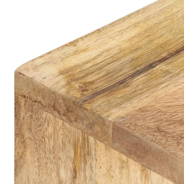 vidaXL Väggmonterad skateboardhållare 25x20x30 cm massivt mangoträ