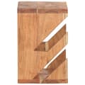 Miniatyrbilde 4 av 11: vidaXL Veggmontert skateboardstativ 25x20x30 cm heltre akasie
