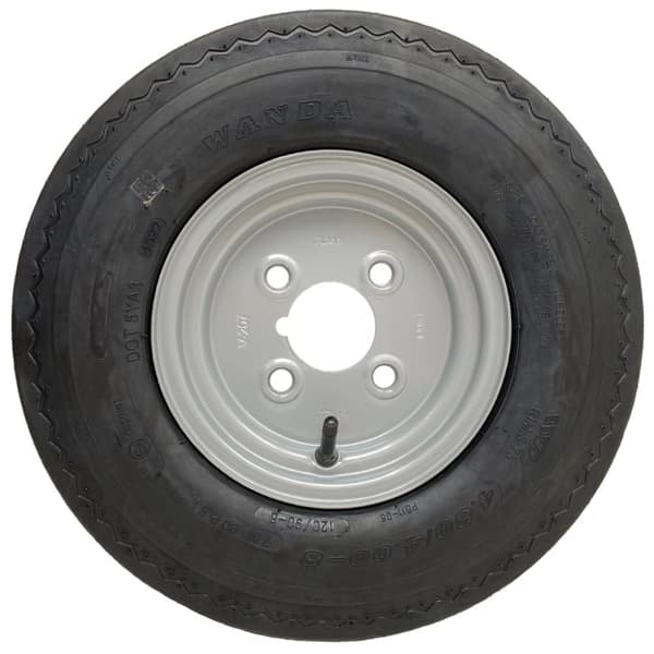 4.80/4.00-8 tieliikennelainsäädäntö, nopeat pyörät 338kgs, 400 8 4ply 4" PCD