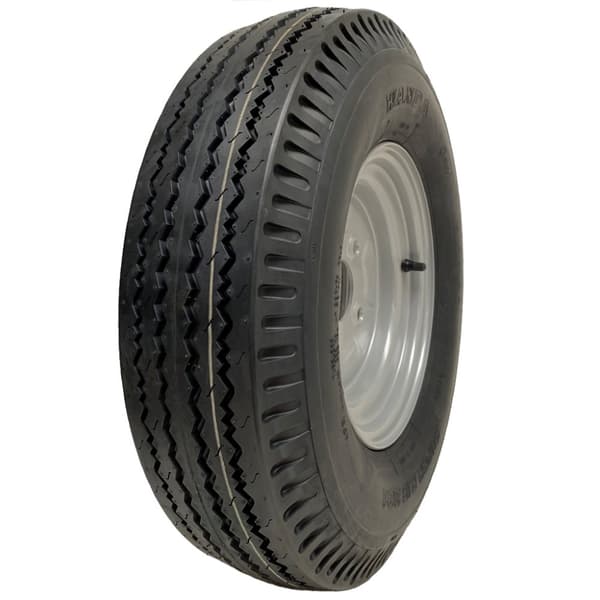 5.00-10 släpvagnshjul, 4ply, hög hastighet, väglagligt, 355 kg, 500x10 72N, 5.00x10