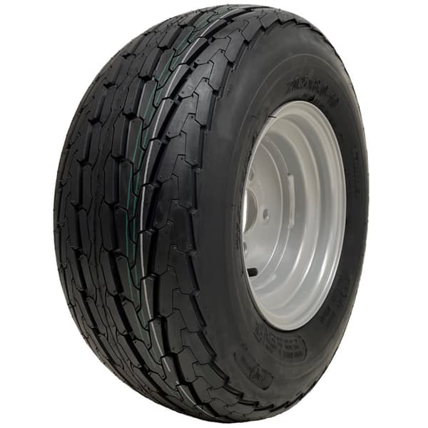 20.5x8-10 perävaunun pyörä, 4-kertainen, nopea, tieliikennelainsäädännön mukainen rengas, 4-nastallinen vanne 20.5 8-10