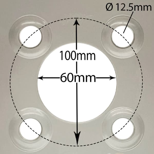 5.00-10 perävaunun pyörä, 4ply high speed road legal 100mm PCD vanne 355kg - 4 kpl sarja