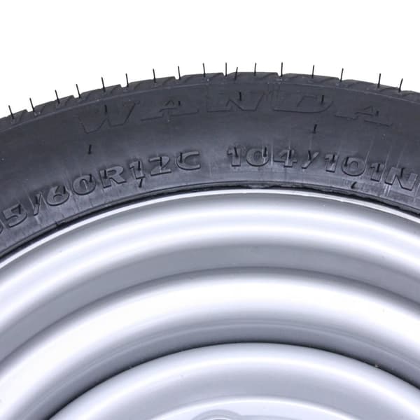 185/60 R12c Släpvagnshjul 5 dubbar 6,5 PCD Däck på fälg Brian James Ifor Williams