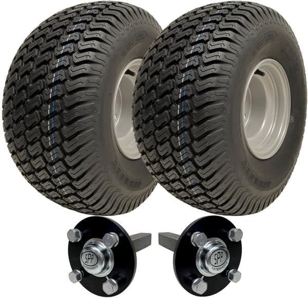 Ekstra kraftig ATV quad trailer kit 900 kg hjul, navaksler, ingen kobling