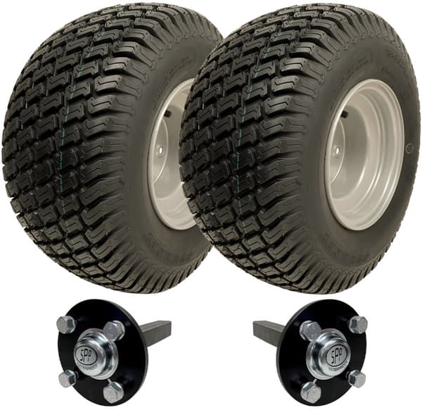 ATV-perävaunusarja 18x8.50-8 Wanda P332 Grass Pattern Wheels Hub & Stub Axles 750k