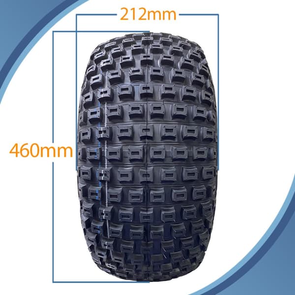 18x9.50-8 ATV Quad Trailer Kit Knobby Wheels Hub & Stub Axles 204kgs Capacity