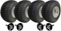 Miniatyrbild 1 av 9: 18x9.50-8 Dubbelaxel ATV Quad Trailer Kit 4 Knobbyhjul Nav/Stub Ingen dragkrok 408kg