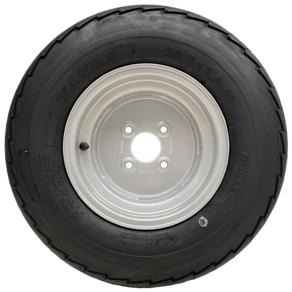 20.5x8.00-10 perävaunusarja High Speed Road Legal pyörät + napa ja akseli 750kgs