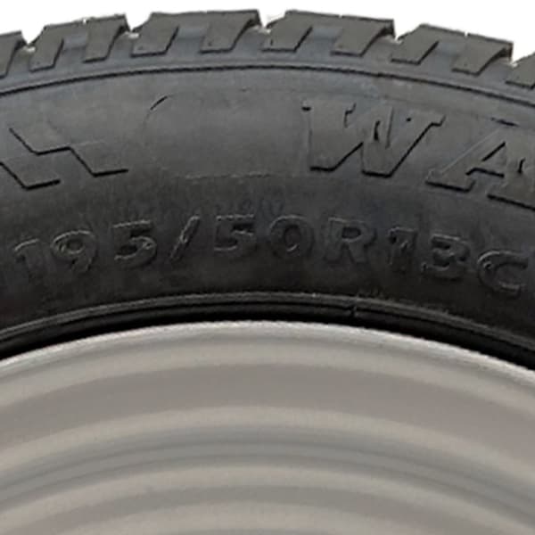 195/50R13C Trailerhjul 5 dubbar 6,5" PCD 165 Road Legal 900 kg Wanda WR068 Däck