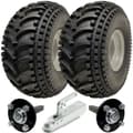 Pikkukuva 1 / 9: 22x11.00-8 Avoin keskus P308 ATV Trailer Kit Pyörät Akselit ja vetokoukku Kapasiteetti 310kg