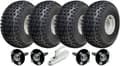 Miniatyrbild 1 av 9: Tvåaxlig ATV Quad Trailer Kit 620 kg 22x11.00-8 Wanda Knobby Wheels & Dragkrok