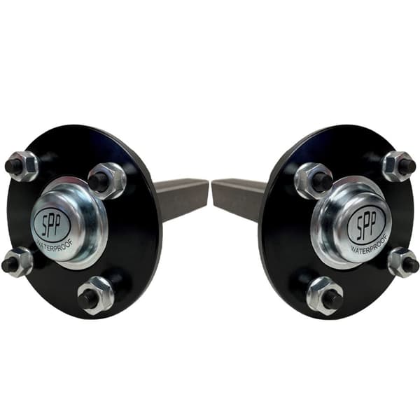 Napa-akselit, Quad- ja ATV-perävaunu 4 Stud 4 tuuman PCD 35x35mm 750kgs (2 kpl)