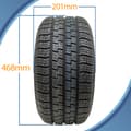 Pikkukuva 3 / 9: 195/55R10C Wanda WR301 radiaalinen perävaunun pyörä 4x100 PCD High Speed 750kgs kapasiteetti