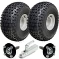 Miniatyrbillede 1 af 9: 22x11.00-8 Knobby ATV Quad Trailer Kit, hjul 40x40 aksler Trækkapacitet 310 kg