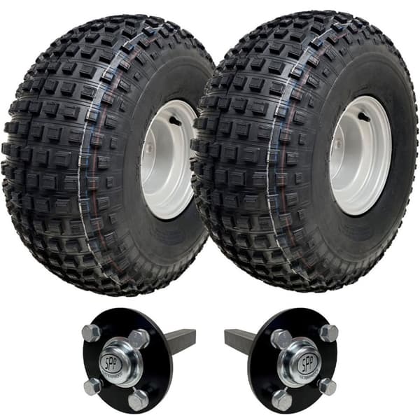22x11.00-8 Knobby ATV Quad Trailer Kit Hjul, 40x40 axlar Lastkapacitet 310 kg