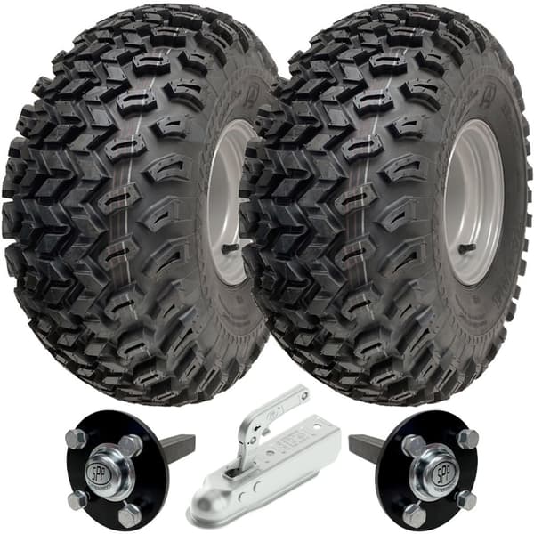 22x11.00-8 Utility ATV Quad Trailer Kit, P334 hjul aksler og træk kapacitet 900 kg