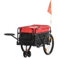 Pikkukuva 1 / 4: Rootz Transport Trailer & Handcart - Lastiperävaunu - Pyörän kärry - Smooth Ride - 130cm x 64cm x 64/103cm