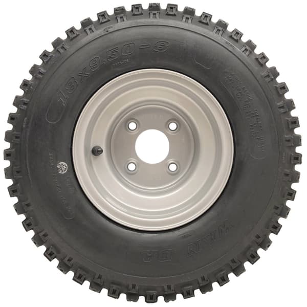18x9.50-8 ATV Quad Trailer Kit Knobby Wheels Hub & Stub Axles 204kgs Capacity