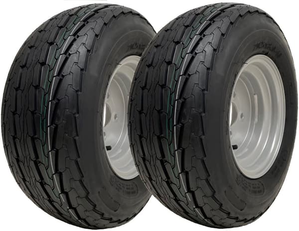 20.5x8.0-10 Trailerdæk-hjul 8ply 100mm PCD Wanda Road Legal 605kgs (sæt af 2)