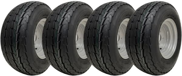 20.5x8.0-10 Trailerdæk-hjul 8ply 100mm PCD Wanda Road Legal 605kgs (sæt med 4)