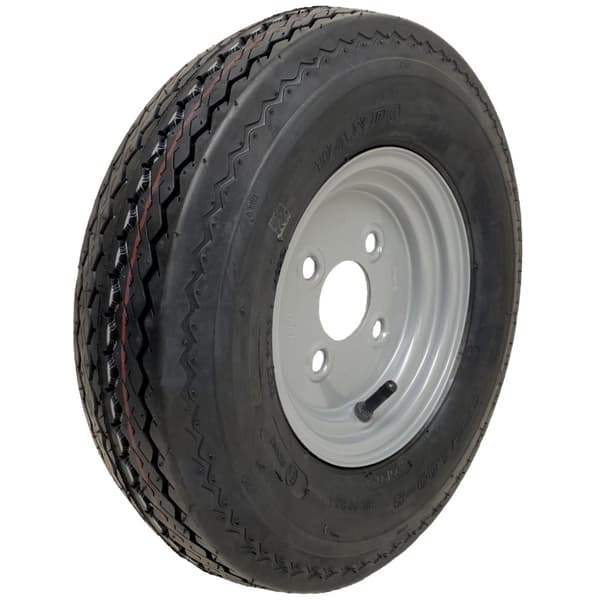 4.80/4.00-8 Twin Axle Trailer Kit High Speed Road Legal Hjul, aksler og anhængertræk