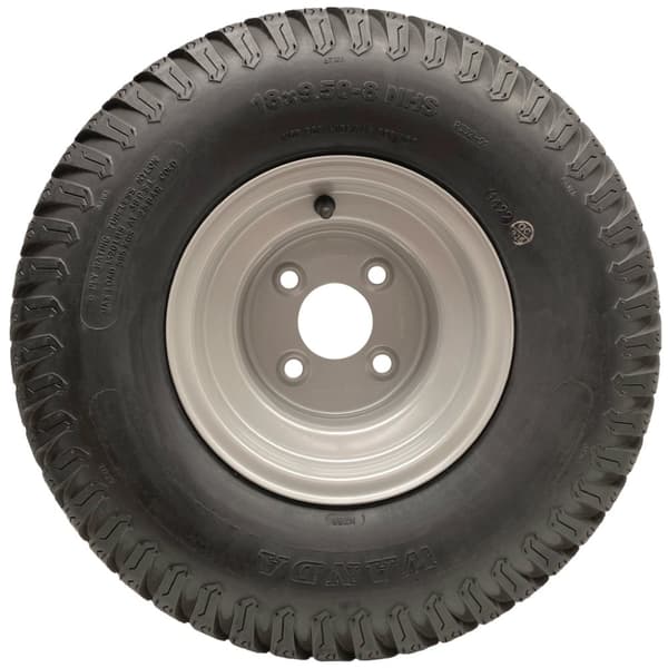 18x9.50-8 Dobbeltaksel ATV Quad Trailer Kit 4 P332 Grass Wheels ALKO Axles 1500kgs