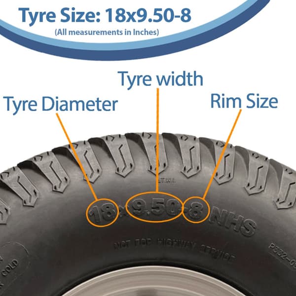 18x9.50-8 Dobbeltaksel ATV Quad Trailer Kit 4 P332 Grass Wheels ALKO Axles 1500kgs