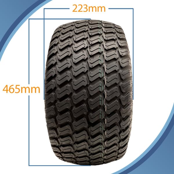18x9.50-8 Dobbeltaksel ATV Quad Trailer Kit 4 P332 Grass Wheels ALKO Axles 1500kgs