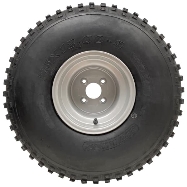 25x12.00-9 Knobby ATV Quad Trailer Kit Hjul ALKO Axlar Dragkapacitet 390 kg