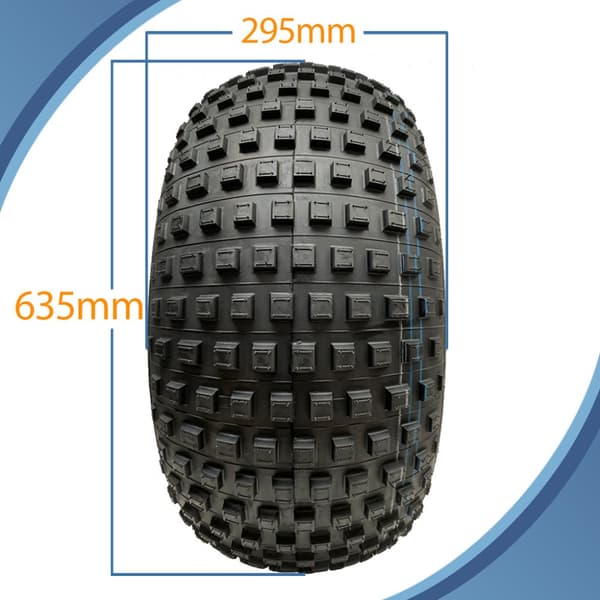 25x12.00-9 Knobby ATV Quad Trailer Kit Hjul ALKO Axlar Dragkapacitet 390 kg