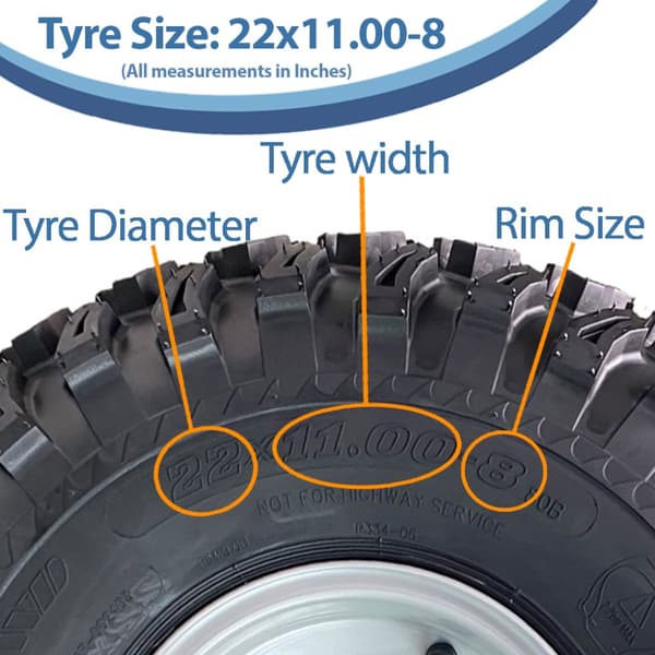 22x11.00-8 Utility ATV Quad Trailer Kit Pyörät ALKO akselit & Hitch kapasiteetti 750kg