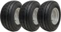 Miniatyrbild 1 av 9: 20.5x8.00-10 Trailerhjul 8ply 4 tum PCD Road Legal 605 kg (uppsättning om 3)