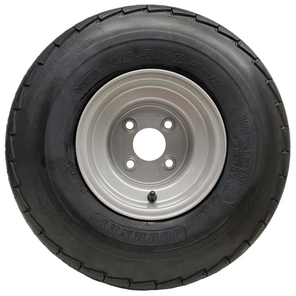18.5x8.50-8 perävaunun rengas, pyörä 100mm PCD Wanda Road Legal 425kg kuormitus (3 kpl)