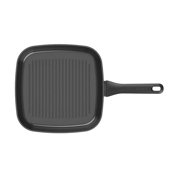 BergHOFF 26 cm grillipannu - Helix-tarttumaton alumiini, jossa on kohotetut grilliraidat ja mukava kahva.