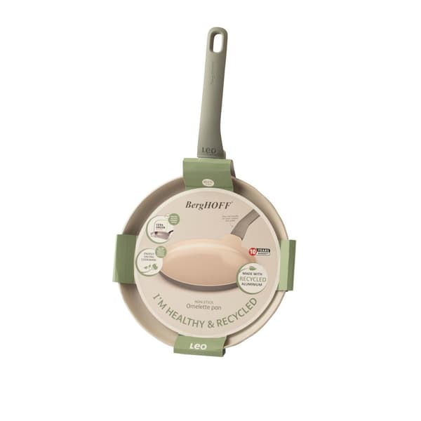 BergHOFF 25 cm omelettipannu - Balance Moonmist kevyt tarttumaton pannu kuohkeille omeleteille