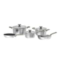 Miniatyrbillede 8 af 9: BergHOFF 6-delt Grydest - Uqonic Downdraft-serien med lyse hndtag og glaslg