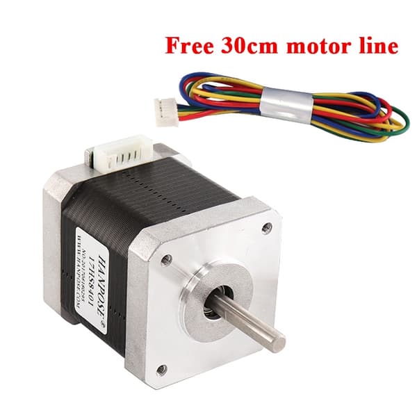 Stegmotor Nema 17, Fri frakt, 78Oz-in