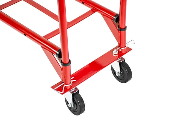 Sækkevogn - transportvogn - sammenklappelig - op til 250 kg - rød