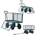Miniatyrbild 7 av 10: Trädgårdsvagn grön 350 kg