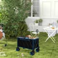 Miniatyrbild 3 av 7: Rootz Ultimate Foldable Handcart - Utility Wagon - Hopfällbar vagn - Hög lastkapacitet - Terränghjul - Hållbar design - 106cm x 105cm x 54cm Utfälld;