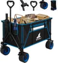 Miniatyrbild 1 av 7: Rootz Ultimate Foldable Handcart - Utility Wagon - Hopfällbar vagn - Hög lastkapacitet - Terränghjul - Hållbar design - 106cm x 105cm x 54cm Utfälld;
