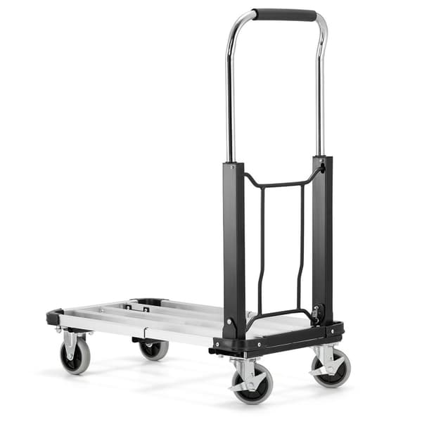 Transportvagn - 71x41cm - hopfällbar - upp till 150 kg - aluminium