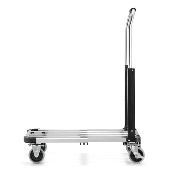 Transportvagn - 71x41cm - hopfällbar - upp till 150 kg - aluminium