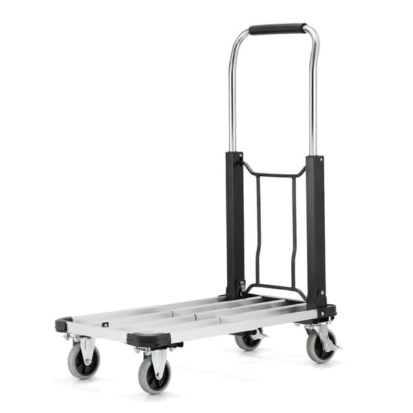 Transportvogn - 71x41 cm - sammenfoldelig - op til 150 kg - aluminium