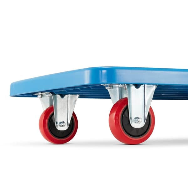 HIGHER®️ Hopfällbar Transportvagn - 150kg Kapacitet, 4-hjuls verktygsvagn för DIY & Trädgård