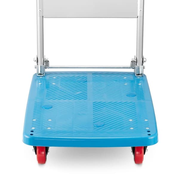 HIGHER®️ Hopfällbar Transportvagn - 150kg Kapacitet, 4-hjuls verktygsvagn för DIY & Trädgård